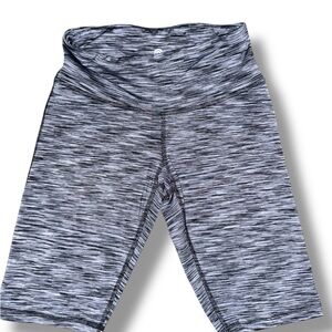 Champion Women’s High Waisted Biker Shorts Gray Space Dye XS Workout